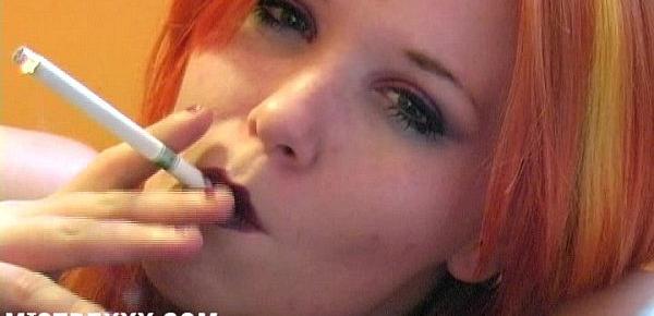  Smoking Mistress Handjob Tease